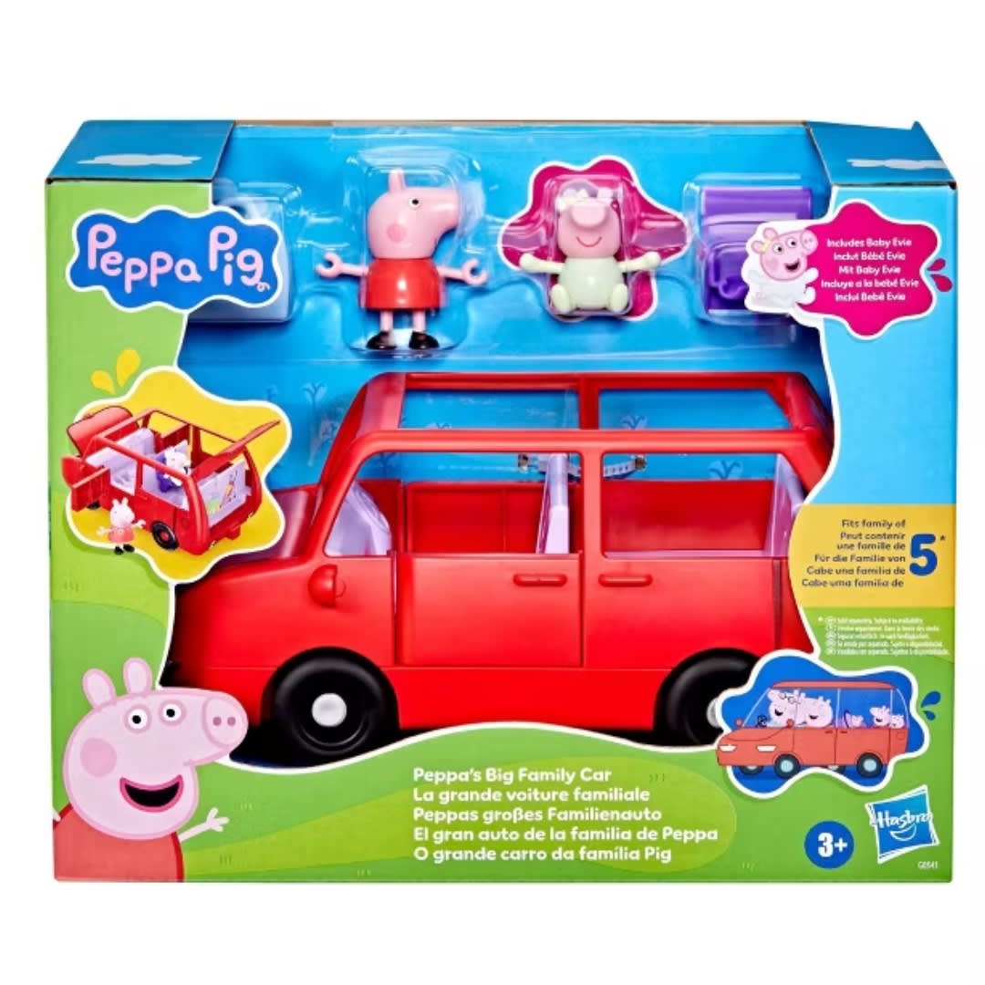 Carro de Juguete Peppa Pig con Evie la Hermanita Vehículo Infantil3