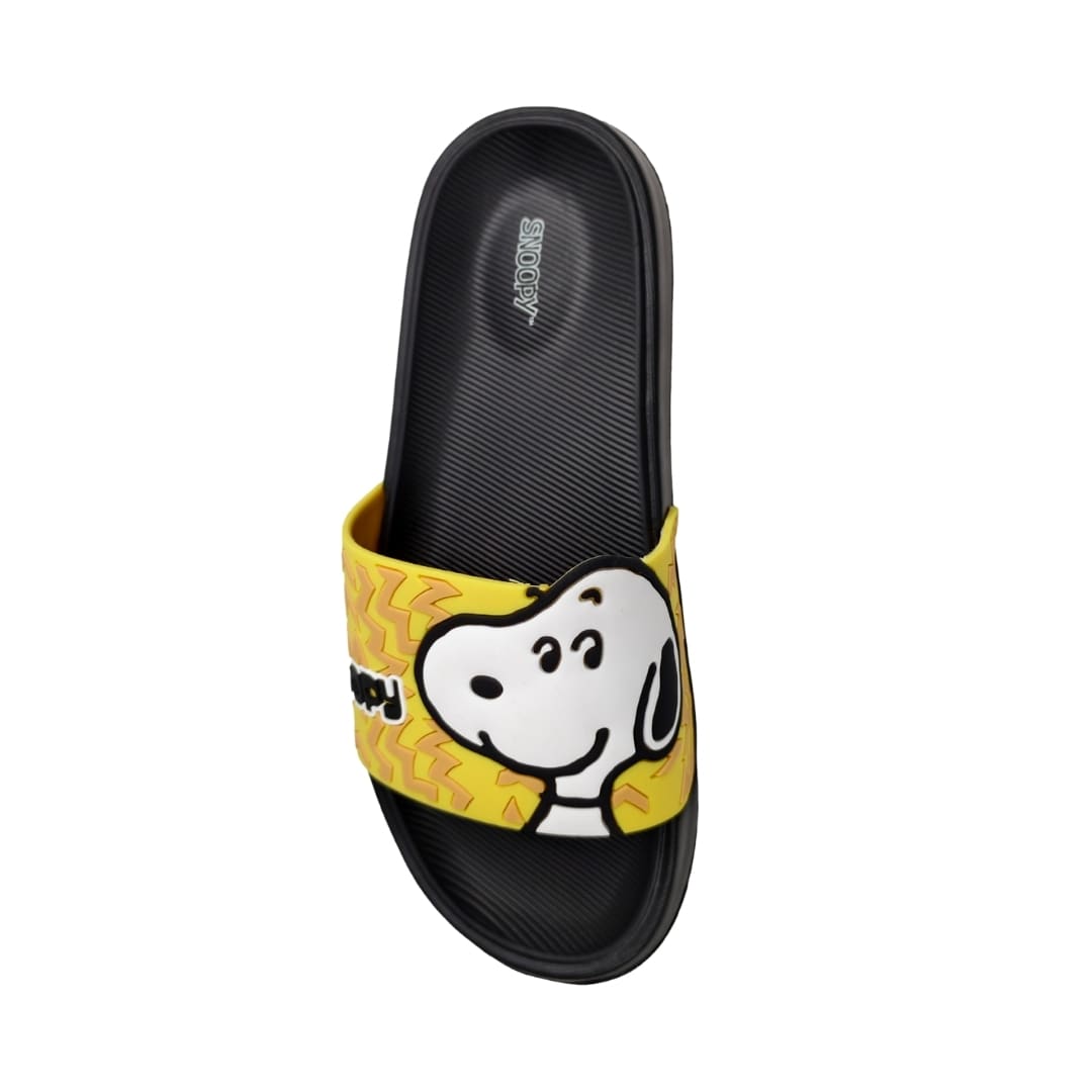 Sandalias Mujer Playeras Snoopy Amarillo2