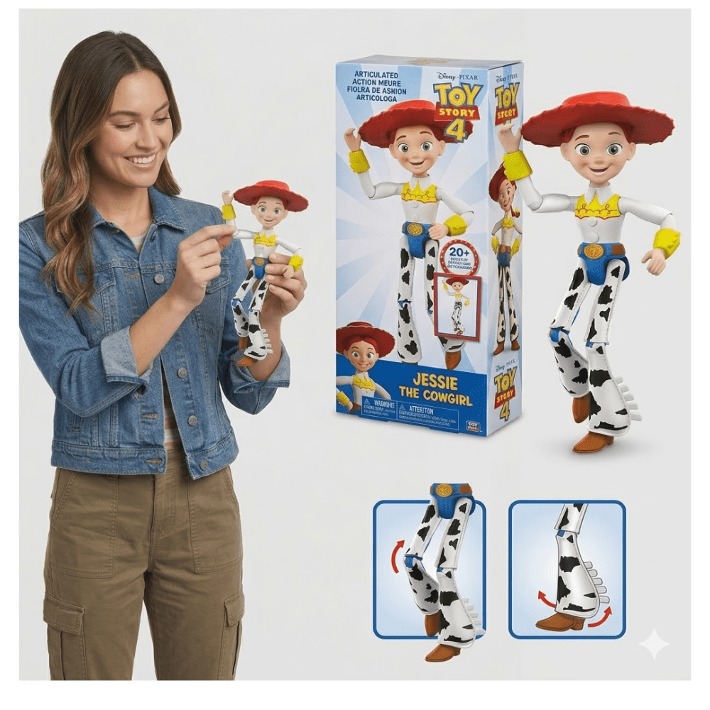 Figura Articulable Toy Story 5 Jessie Vintage6