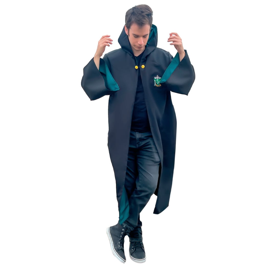 Túnica Uniforme Harry Potter Slytherin3