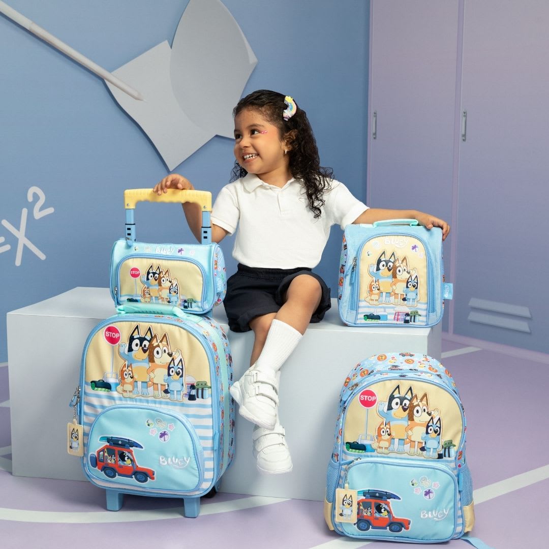 Pack Escolar Maleta Bluey Familia Nido8