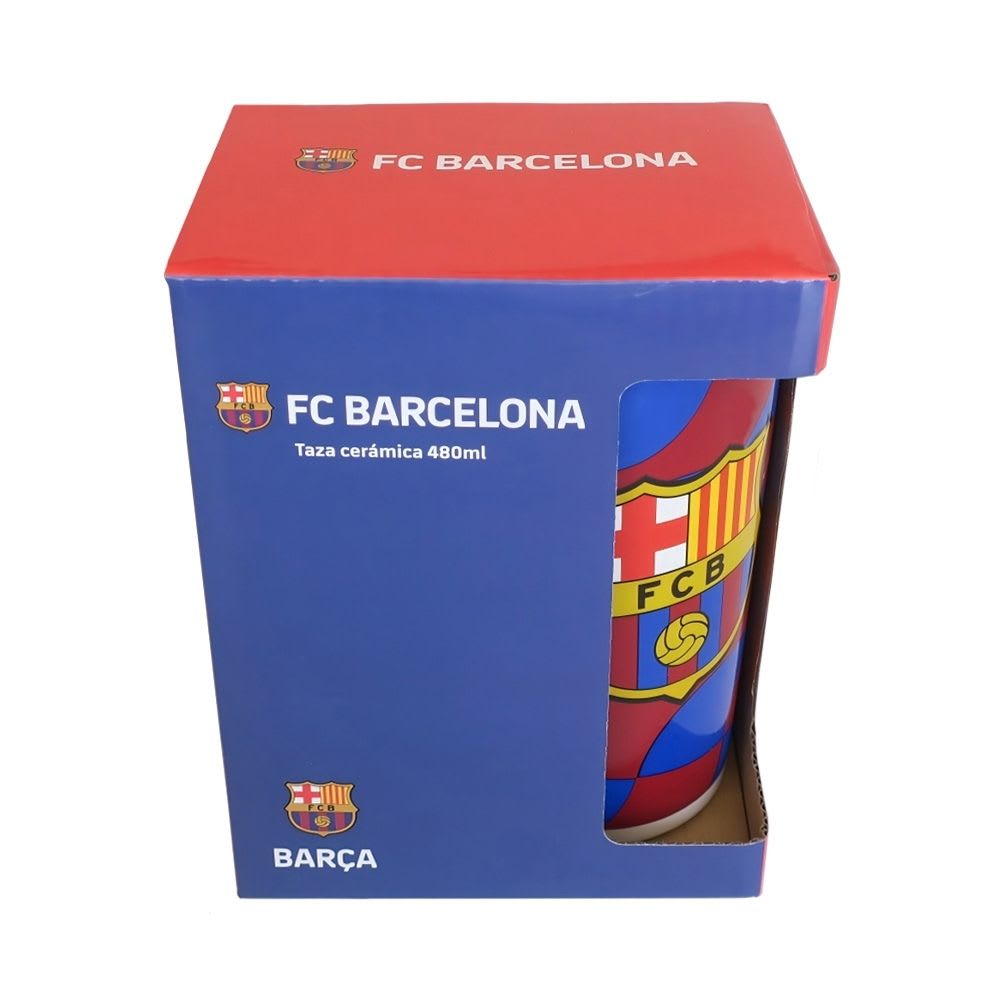 Mug Taza Alta Barcelona Futbol Escudo 480 ML3