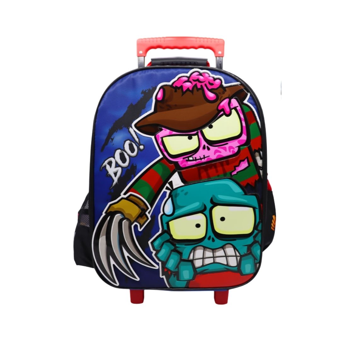 Maleta Oficio + Lonchera + Cartuchera Ultra Zombies Azul2