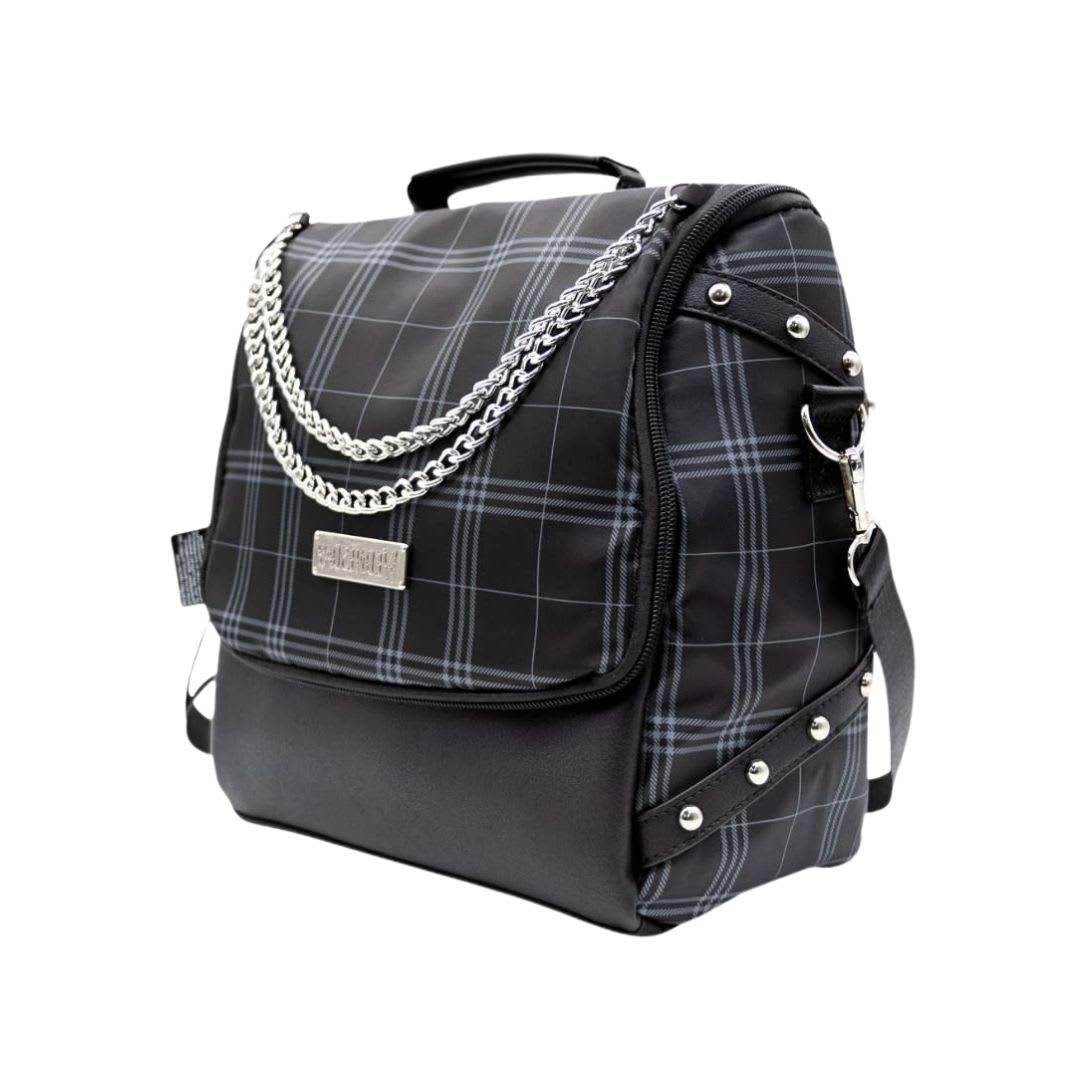 Lonchera Merlina Addams Con Rayas2