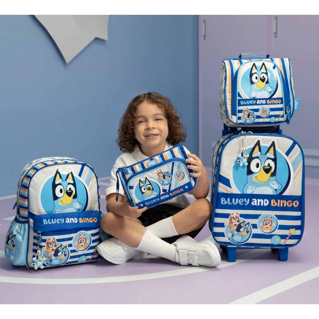 Pack Escolar Mochila Bluey Azul Nido8