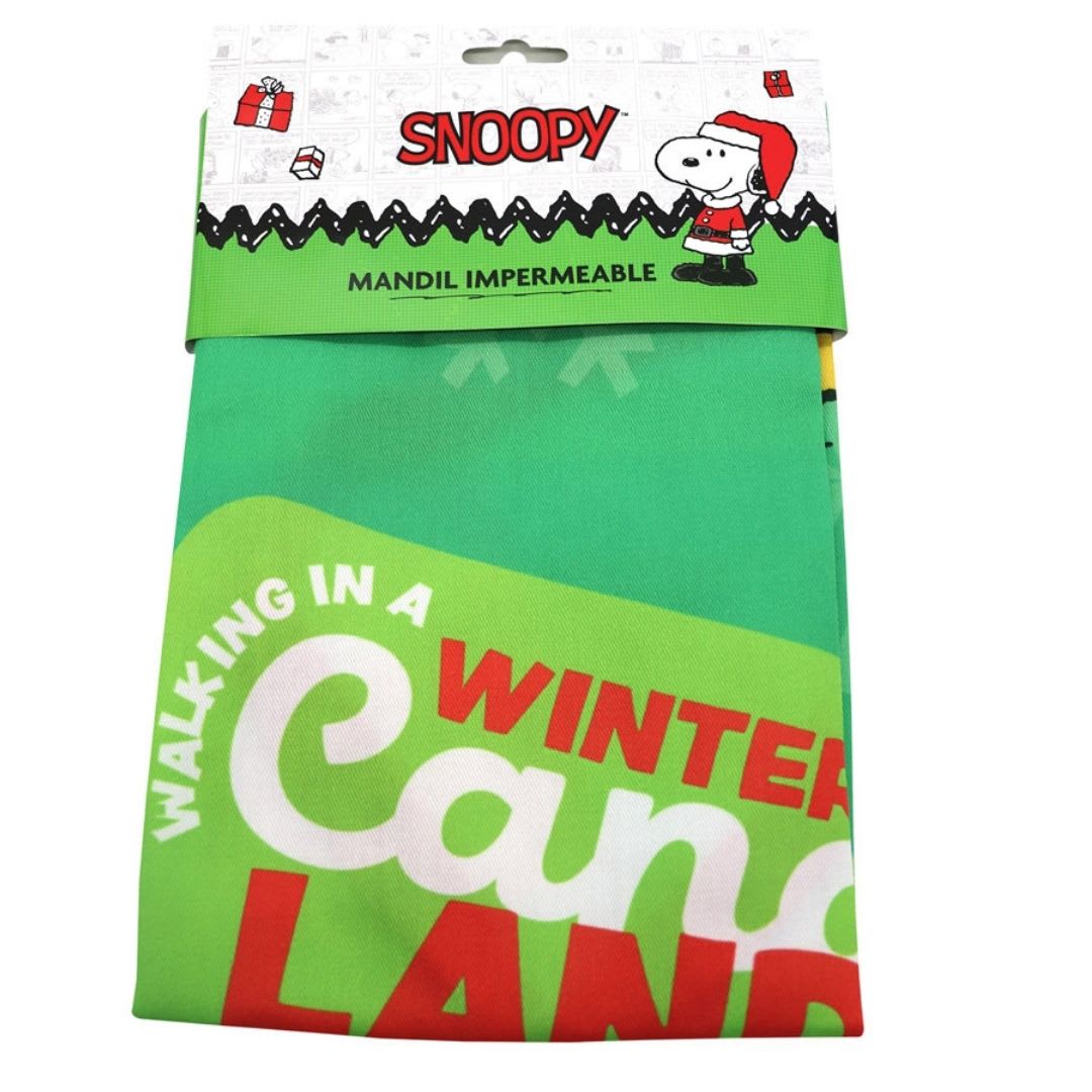 Mandil Delantal de Cocina Adulto Snoopy 60x80cm Verde2