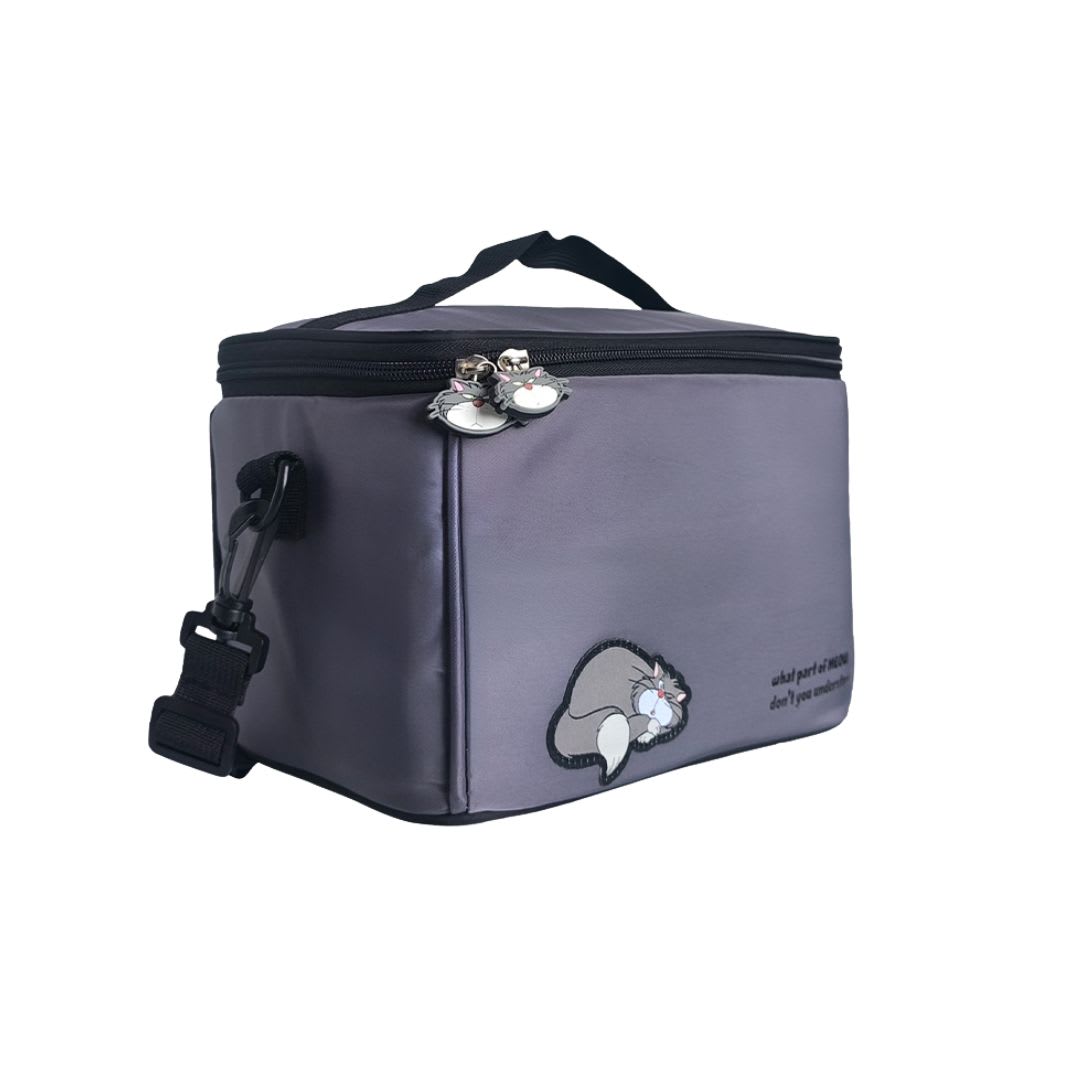 Lonchera Bolso Disney Lucifer Gris3