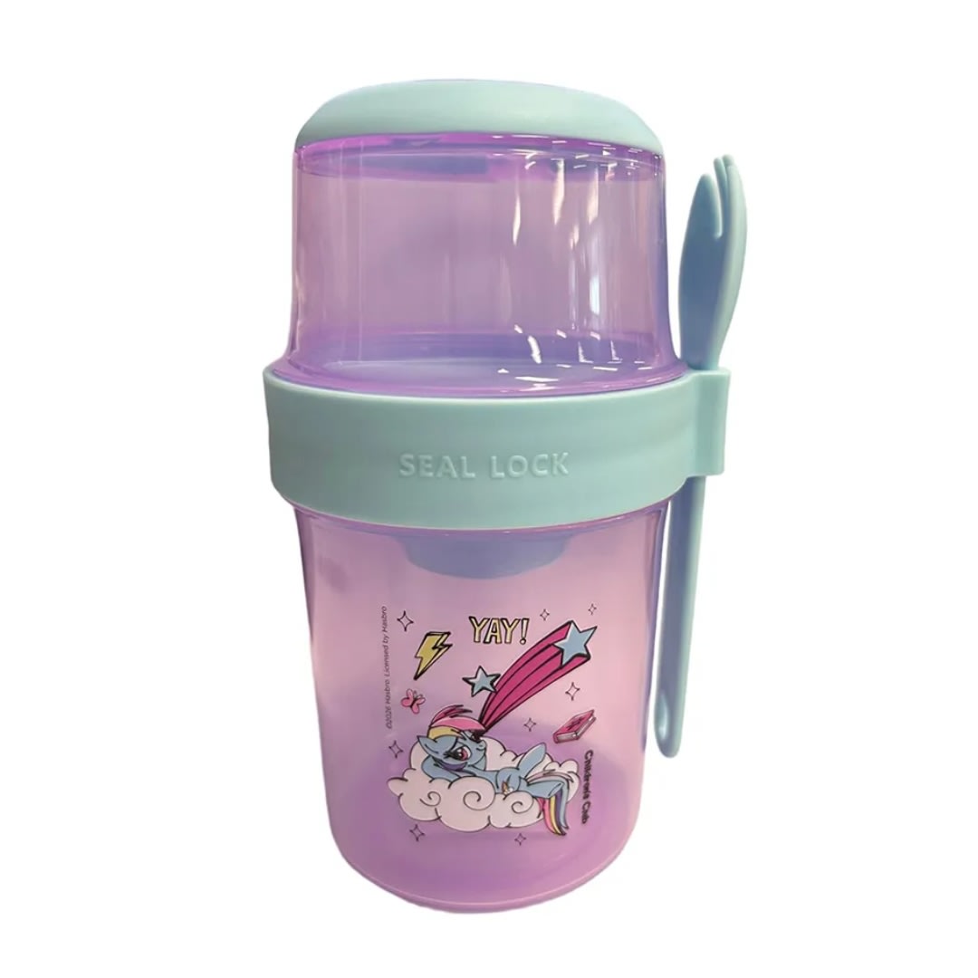 Vaso Yogurera Escolar My Little Pony 310 ML + 560 ML 0