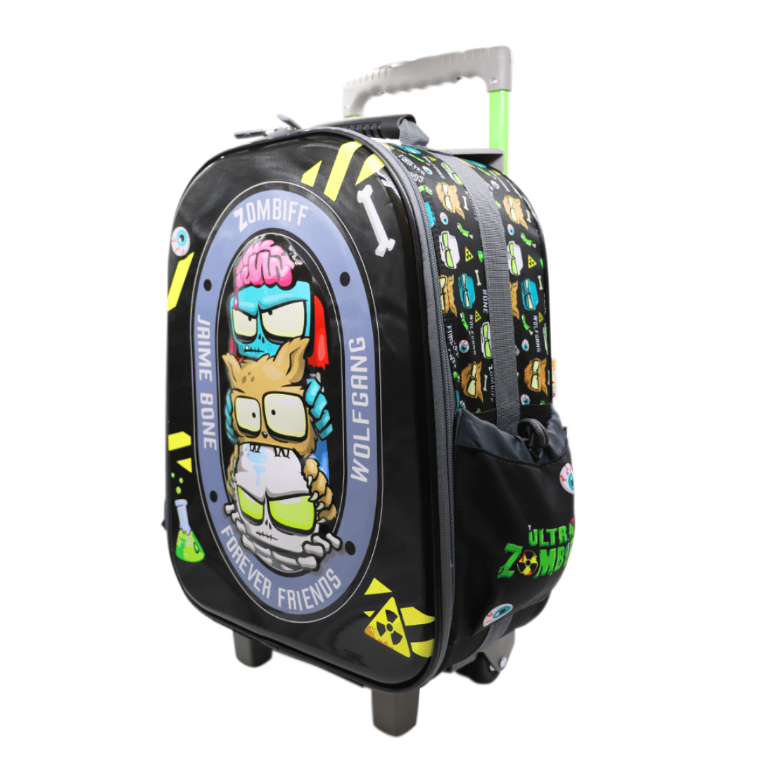 Pack Escolar Maleta Oficio Premium Ultra Zombies Negro2