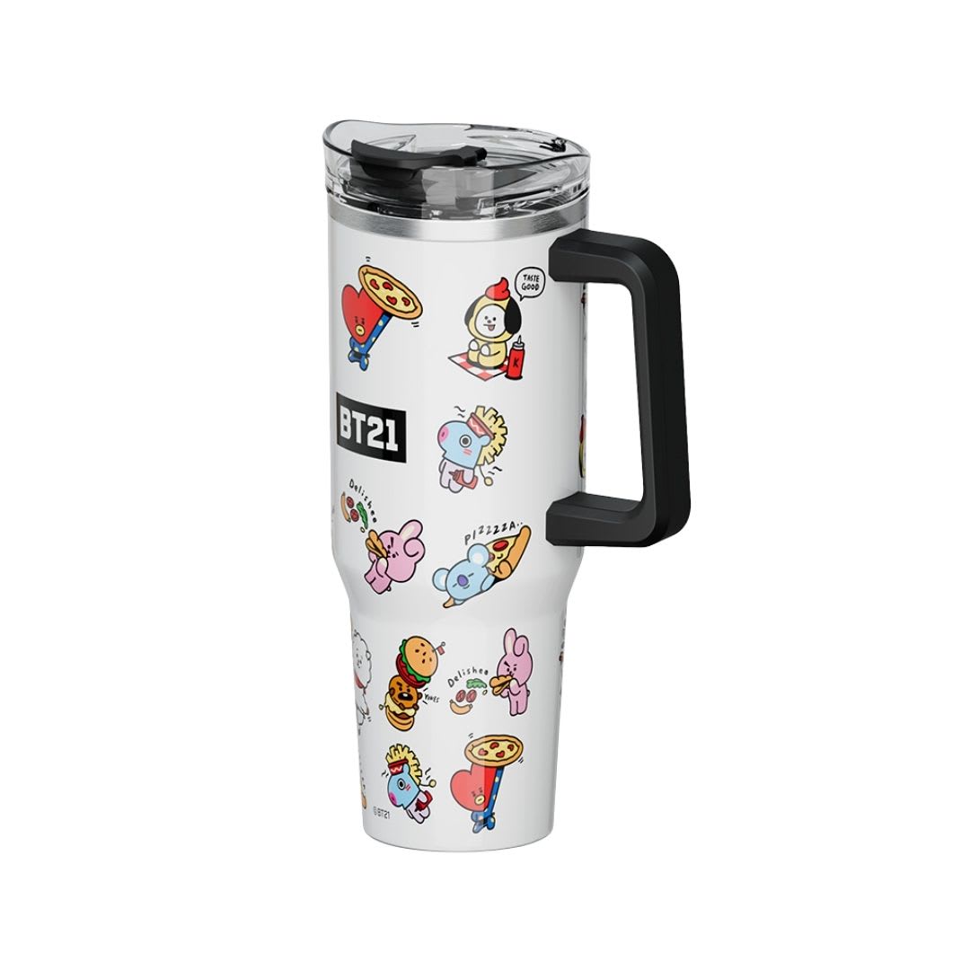 Mug Termo BT21 BTS Kpop Kawai Chibi con asa 1200 ML2