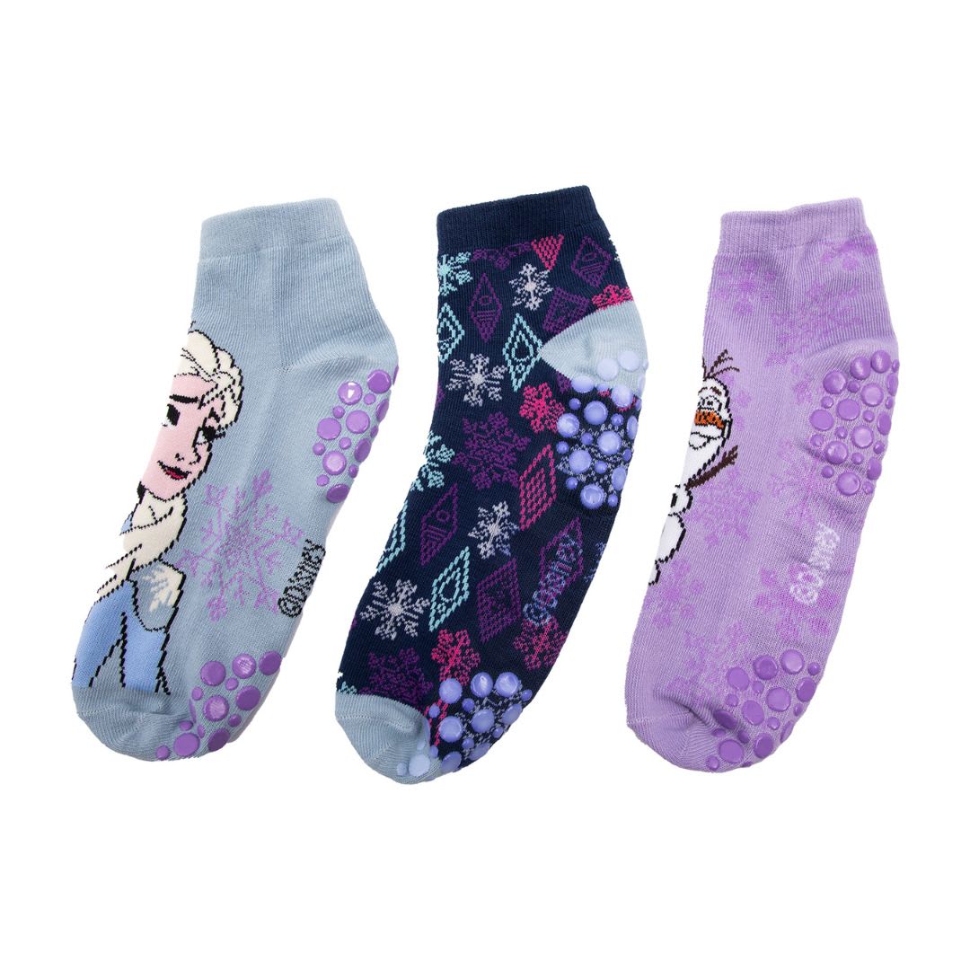 Medias Antideslizante Disney Frozen Elsa Tripack3
