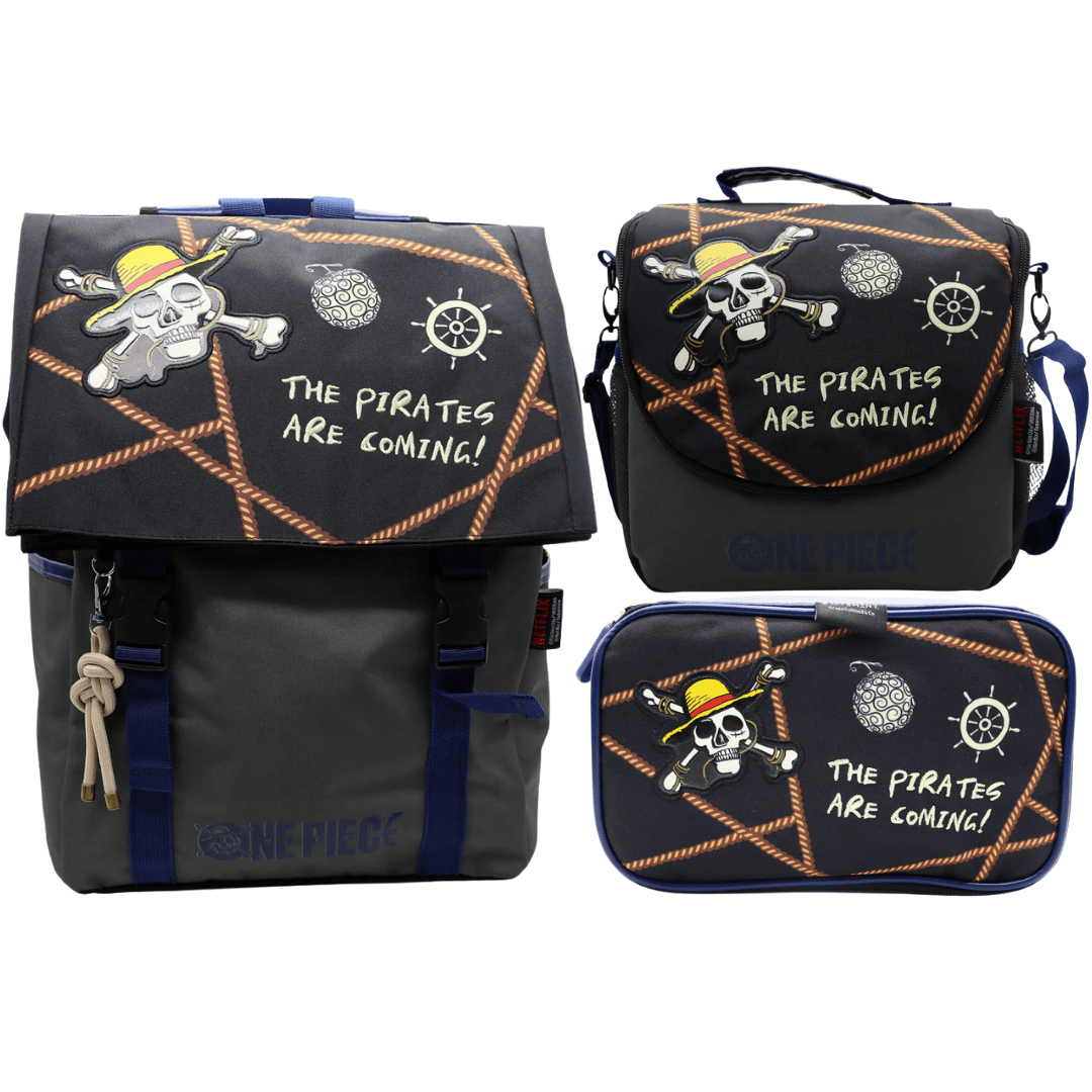 Pack Escolar Mochila One Piece Anime Oficio 0