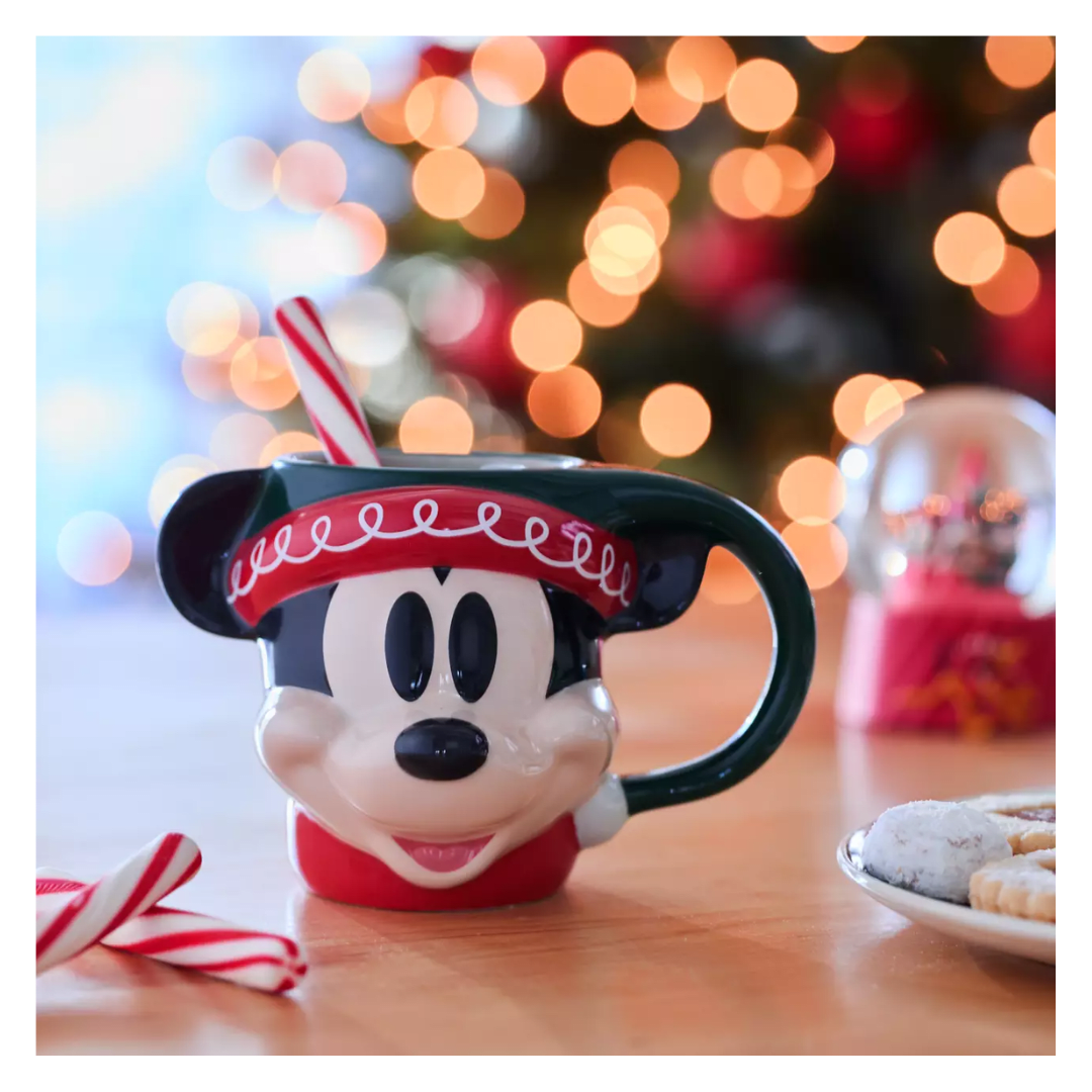 Mug Taza Disney Store Mickey Mouse Navidad Mod 23