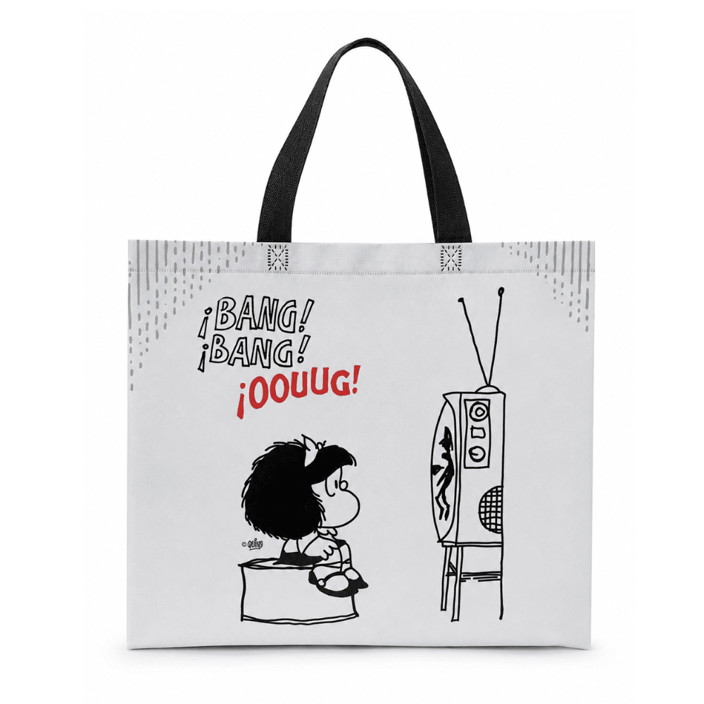 Bolsa Reutilizable Mafalda Blanca 39 x 44 x 18 cm 0