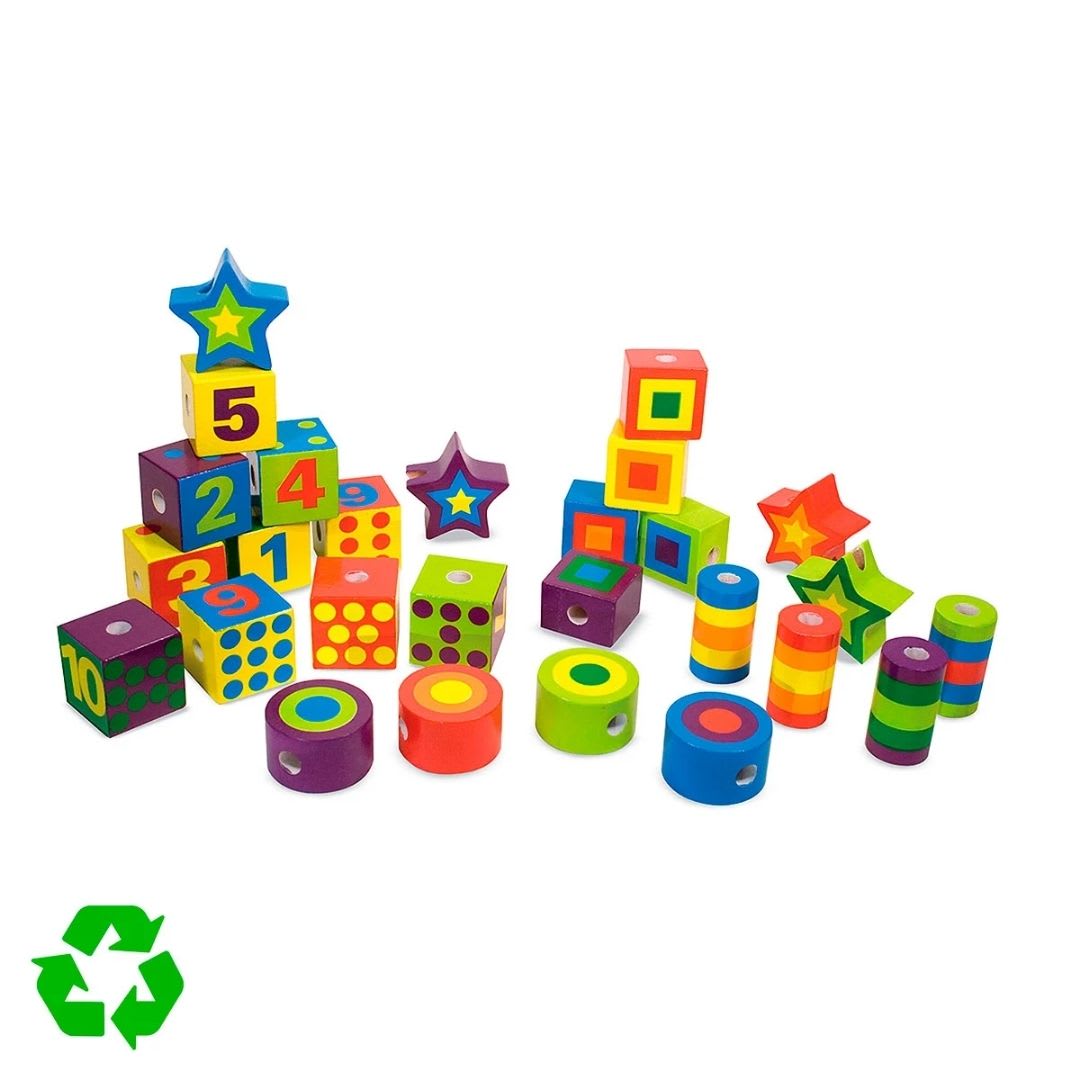 Juego Didactico Encaje de Madera con Cordones Melissa & Doug3