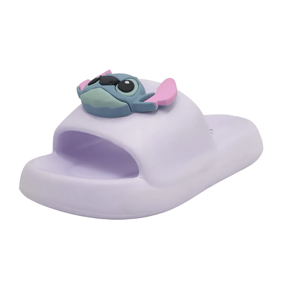 Sandalias Niña Casual Stitch 3D Lila3
