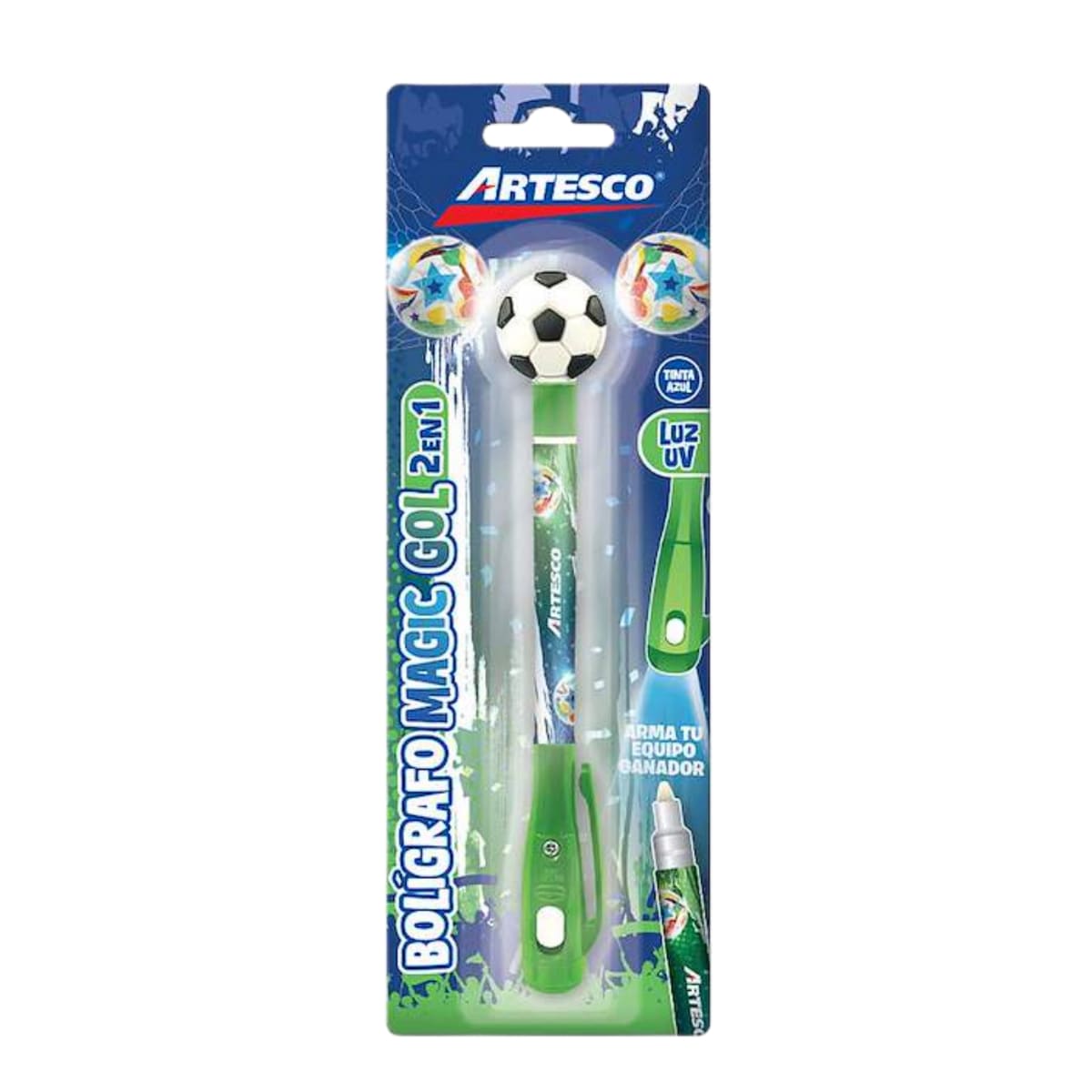 Lapicero Artesco Magico Futbol 2 en 1 Tinta azul e Invisible3