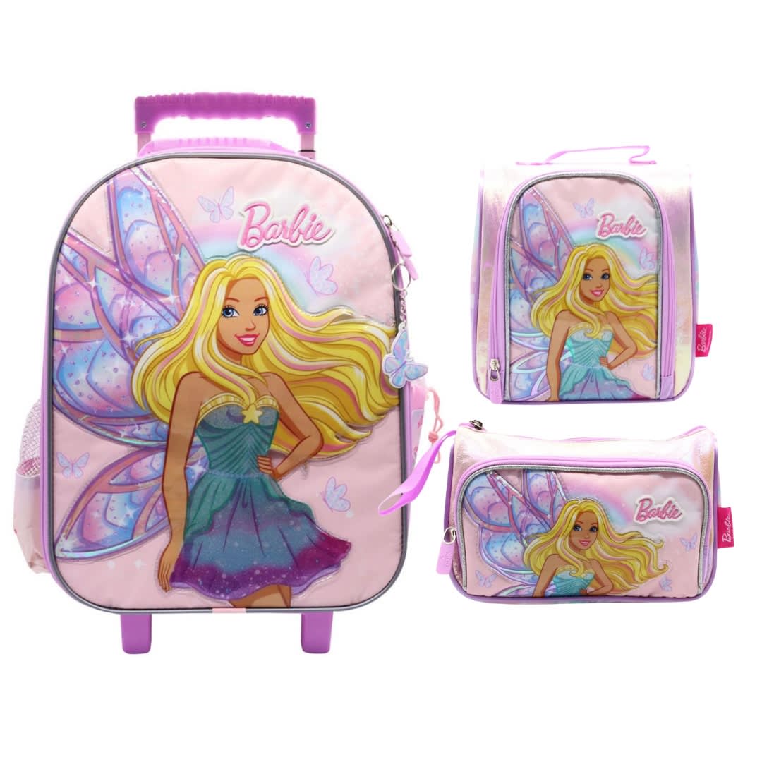 Pack Escolar Maleta Barbie Hada Oficio 0