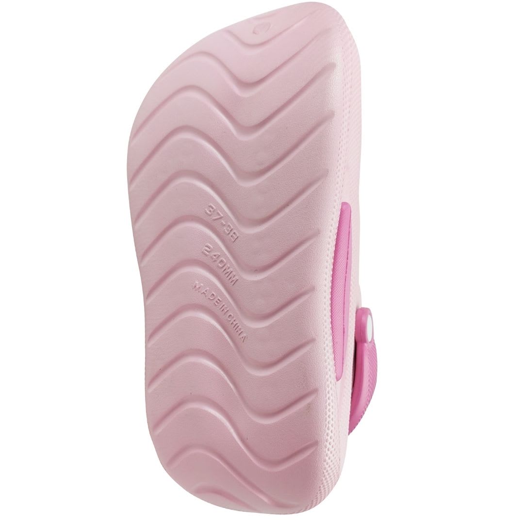 Sandalias Mujer Clog Casual Barbie Rosado4