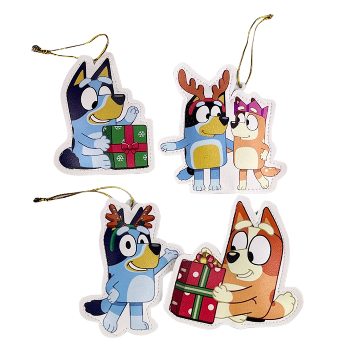 Set de adorno arbol navidad Bluey X4 unds 12cm Modelo 22