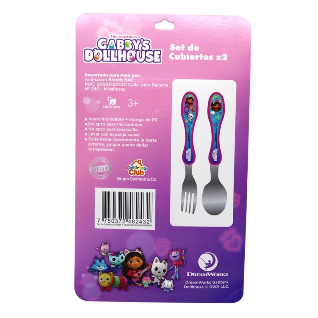 Set de Cubiertos Escolar Gabby’s Dollhouse3