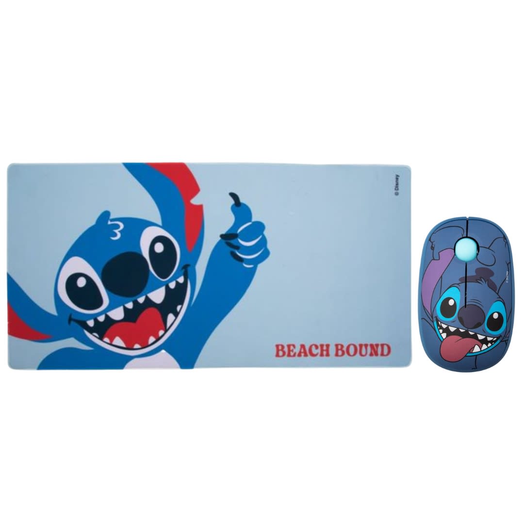 Mouse Inalambrico + Desk Pad Stitch 0