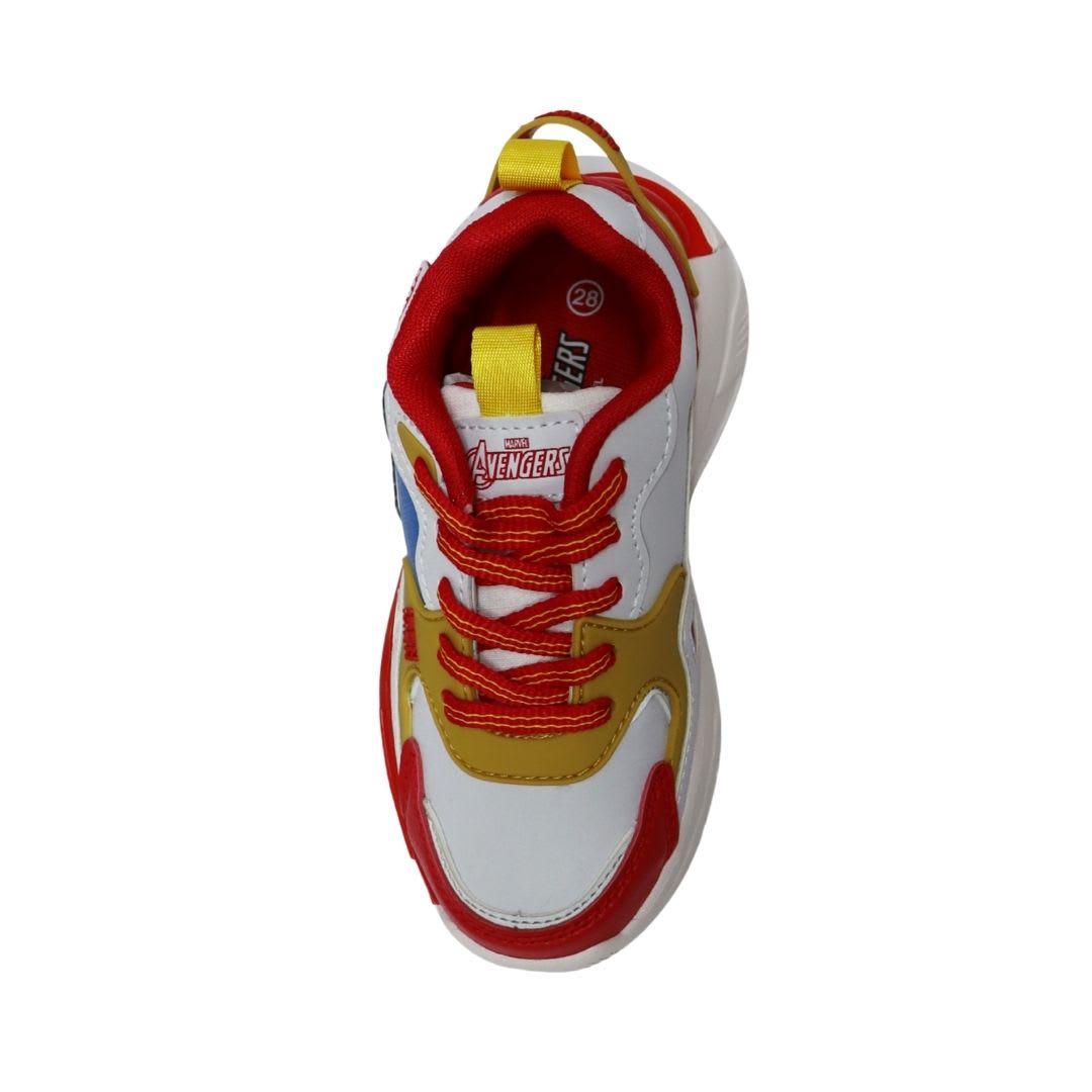 Zapatillas Niño Avengers Marvel Iron Man Rojo con Luces2