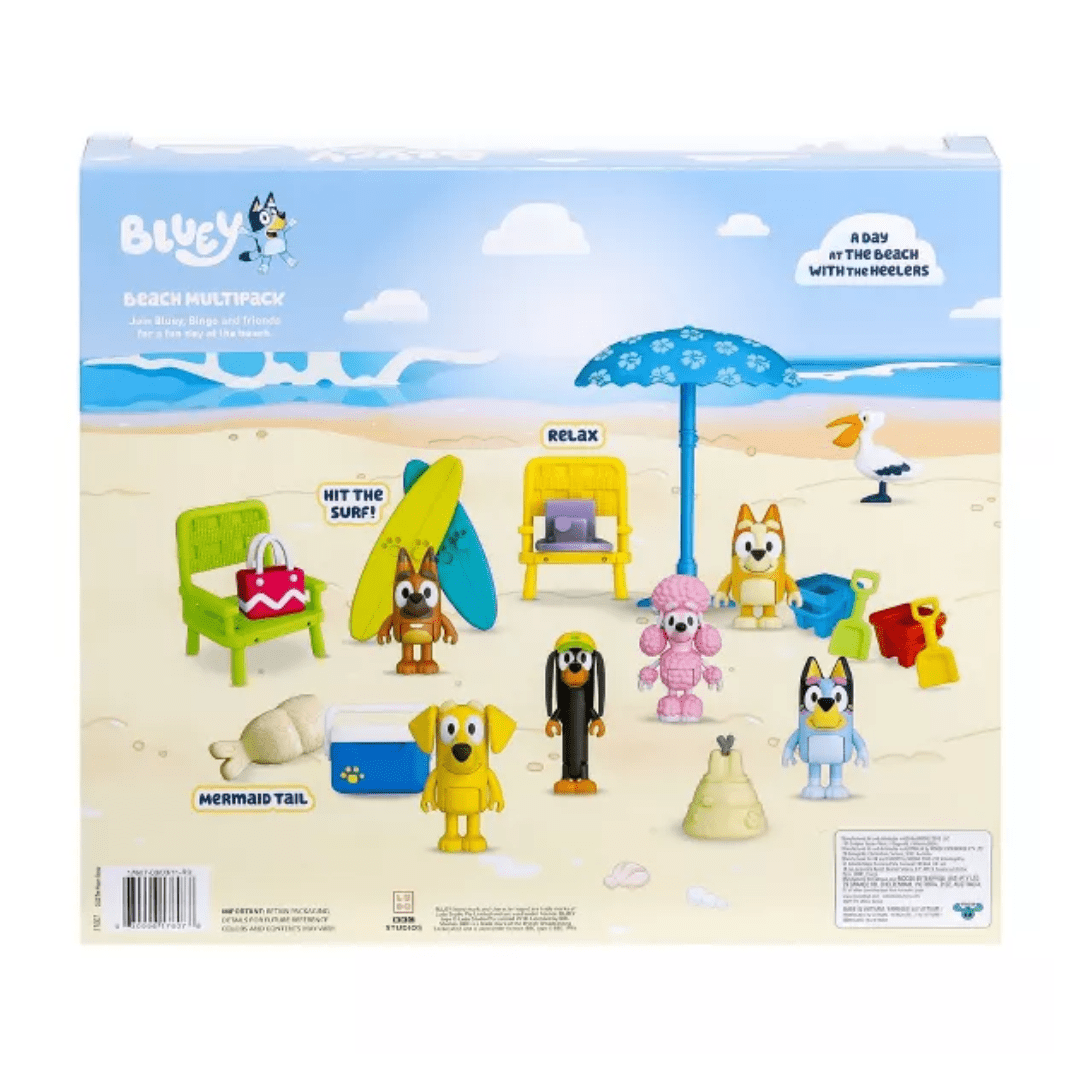 Set de Figuras Deluxe Bluey Playa4