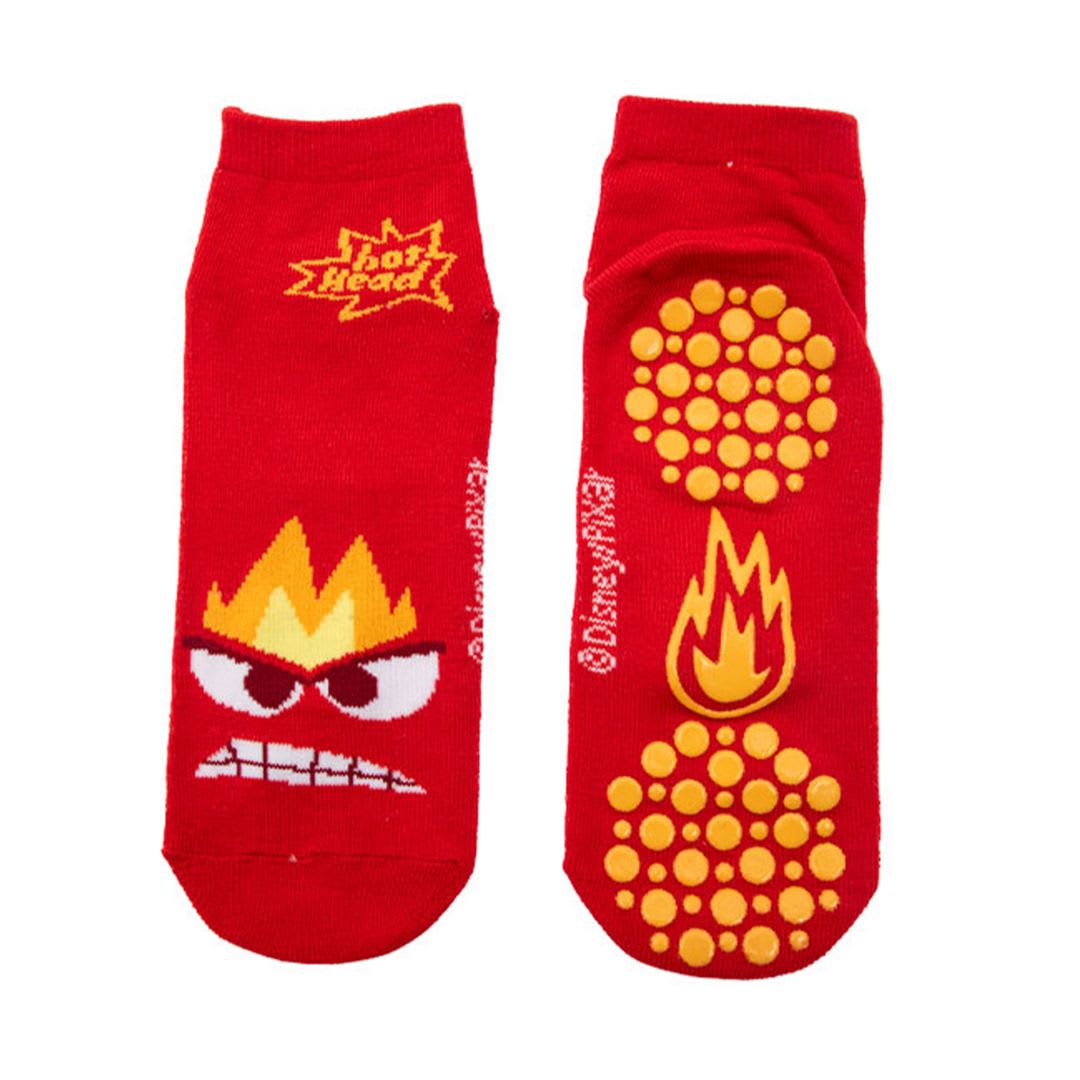 Medias Antideslizante Disney Intensamente Furia X Par 0