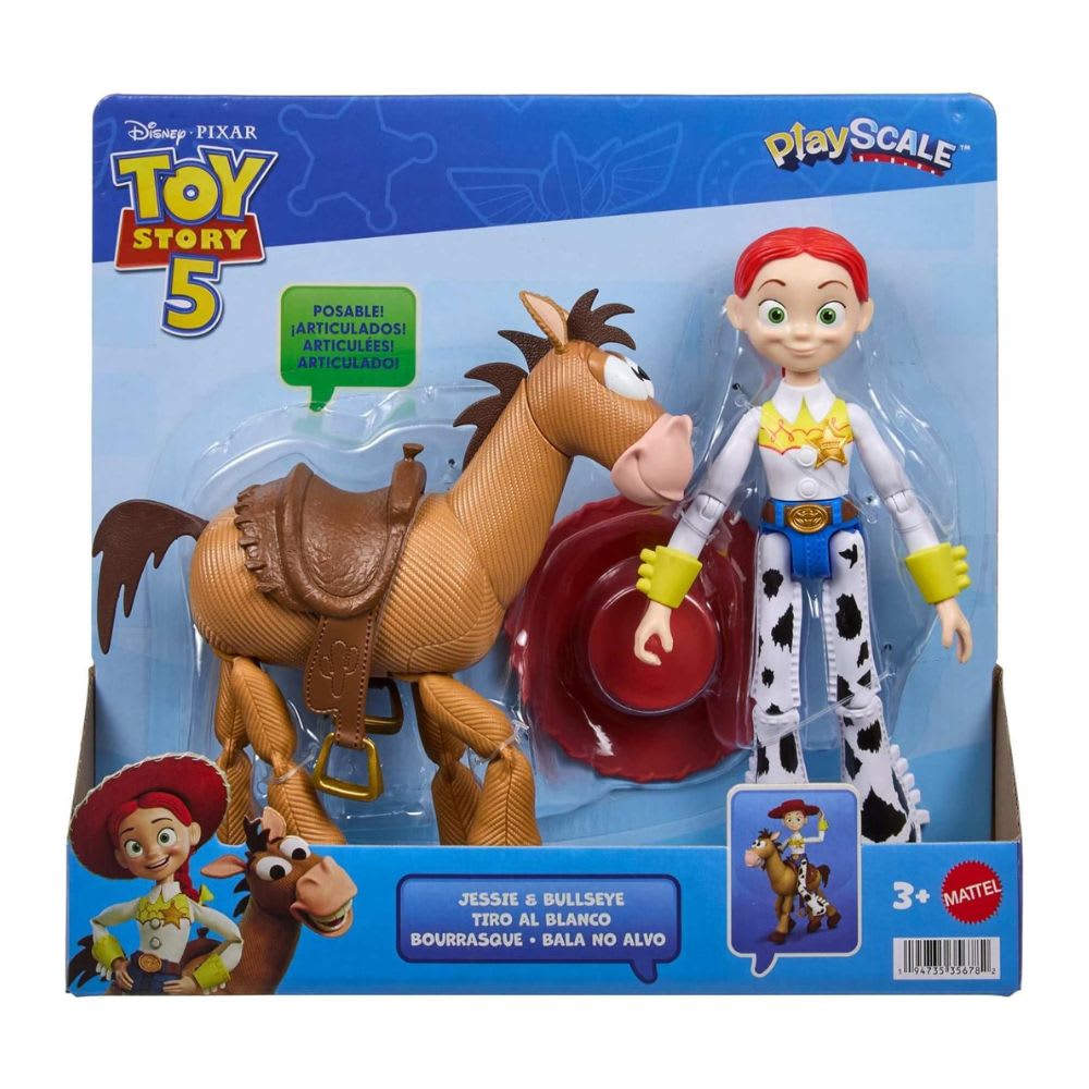 Set Figuras Articulables Toy Story 5 Jessie y Tiro al Blanco5