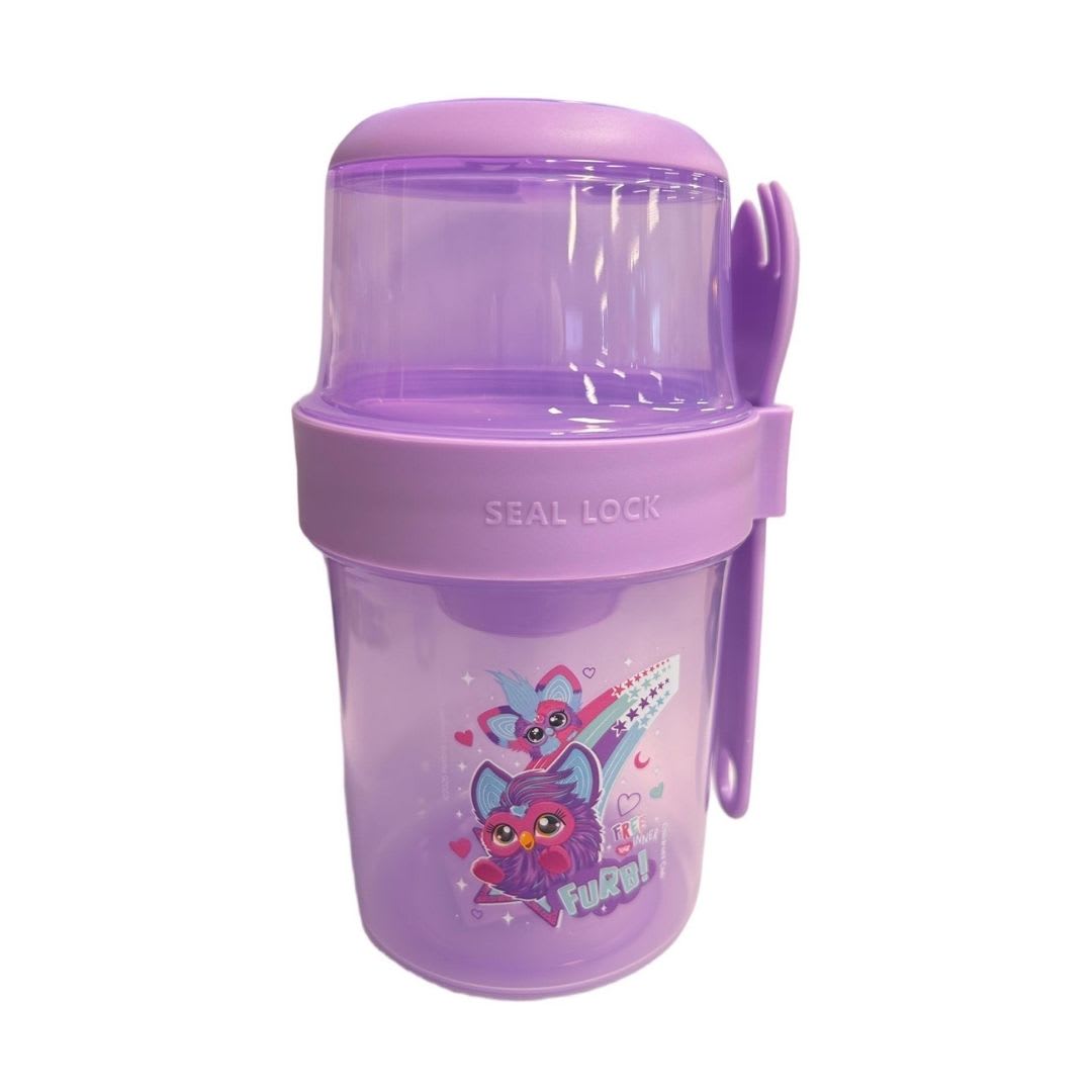 Vaso Yogurera Escolar Furby 310 ML + 560 ML 0
