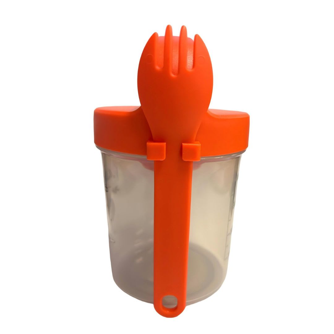 Taper con Cuchara Escolar Mafalda 560 ML Rosado2