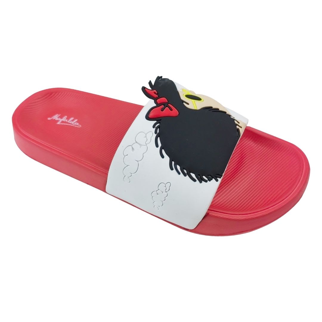Sandalias Mujer Playeras Mafalda Rojo 0
