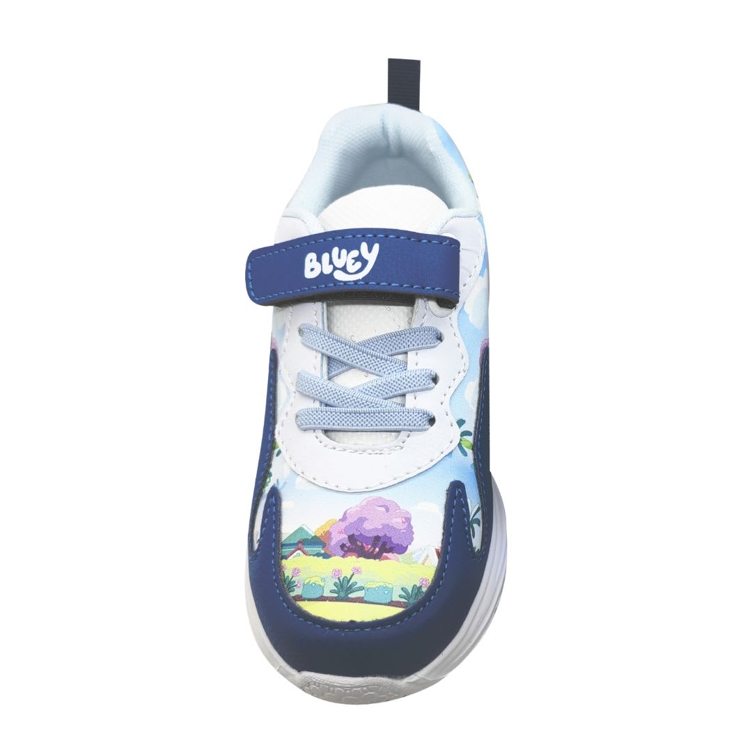 Zapatillas Niño Bluey Bingo Azul con Luces2