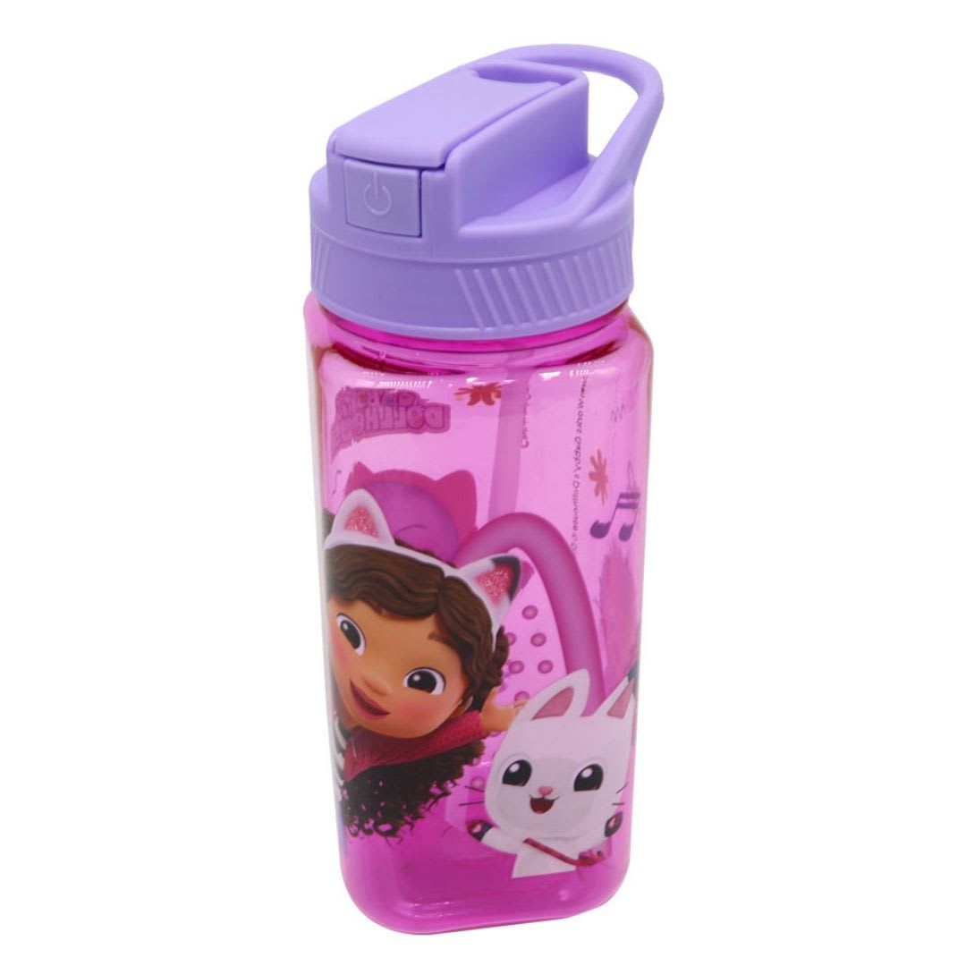 Tomatodo Escolar Botella Con Cañita Gabby’s Dollhouse 500 ML 0