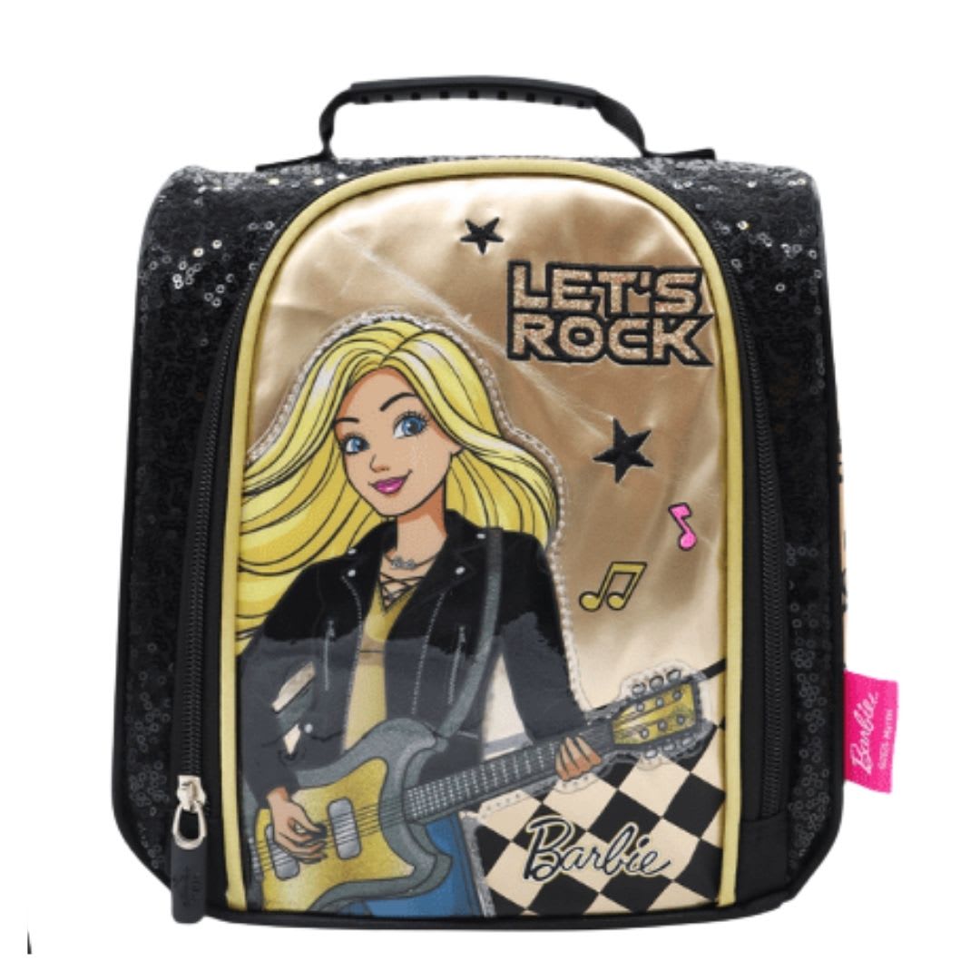 Maleta Oficio + Lonchera + Cartuchera Barbie Rockera3