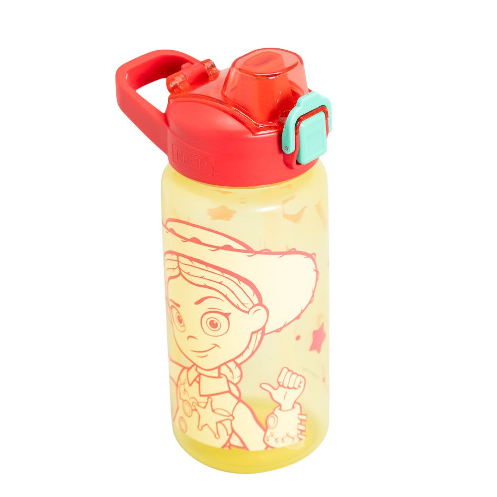 Botella Tomatodo Jessie Toy Story 5 Tapa con Boton Cañita Keep 650 ML5
