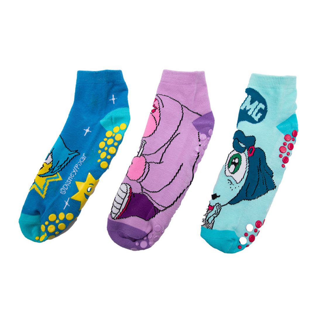 Medias Antideslizante Disney Intensamente Tripack4