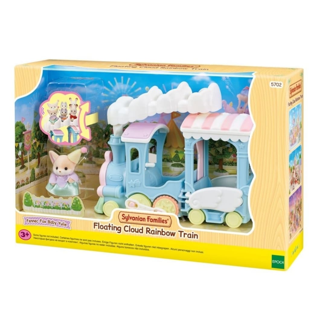 Juguete Sylvanian Ternurines Tren de Arcoiris de las Nubes 15 cm 0
