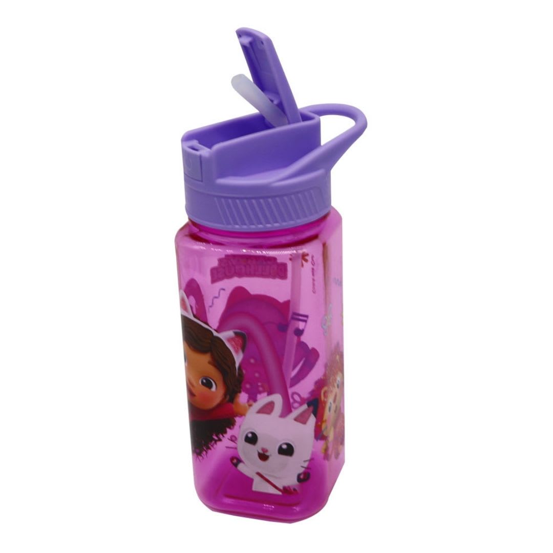 Tomatodo Escolar Botella Con Cañita Gabby’s Dollhouse 500 ML4