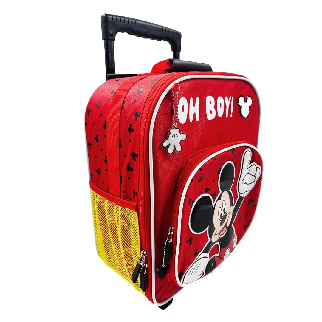 Pack Escolar Maleta Mickey Mouse Rojo Nido2