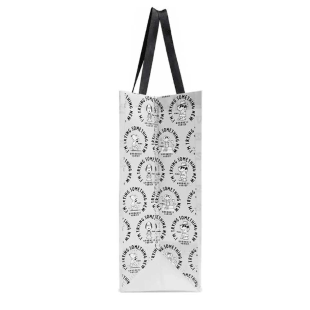Bolsa Reutilizable Snoopy Peanuts Blanca 39 x 44 x 18 cm3