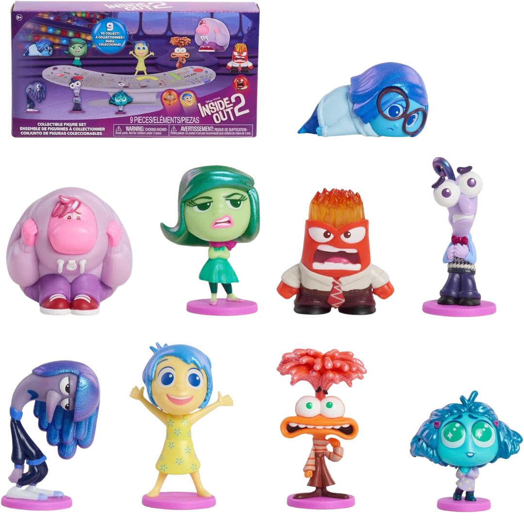 Playset Intensamente Emociones Coleccionable 9 piezas 0