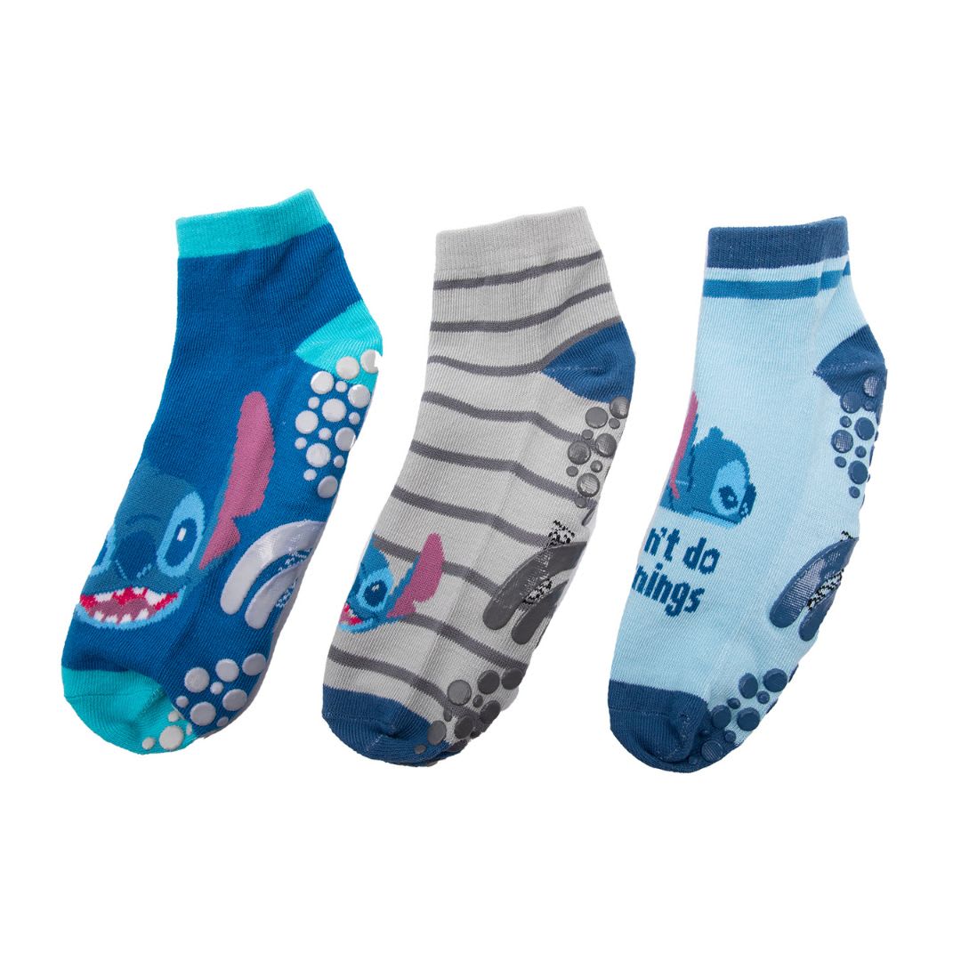 Medias Antideslizante Disney Stitch Tripack2