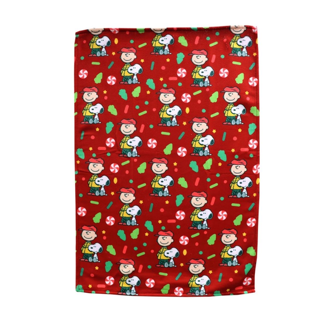 Set Secadores Navidad Cocina Snoopy x2 45x65cm Mod22