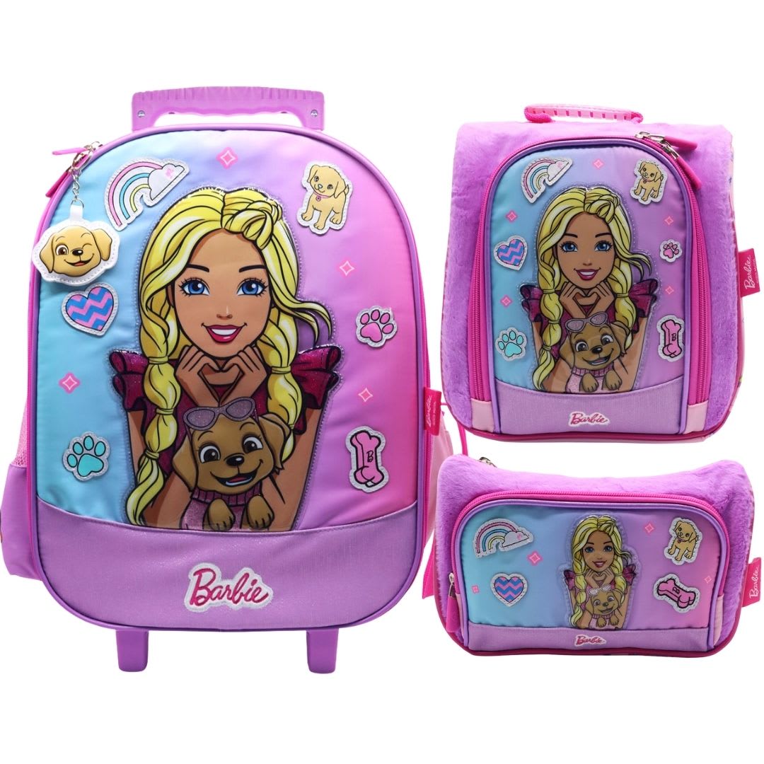 Pack Escolar Maleta Barbie y su mascota Oficio 0