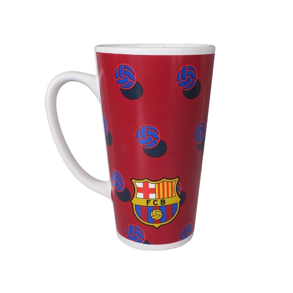 Mug Taza Alta Barcelona Futbol Rojo 480 ML 0