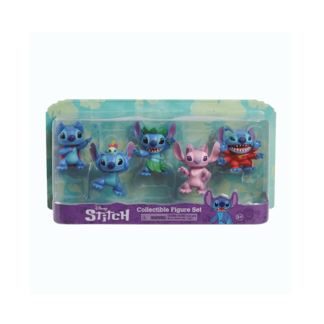 Lilo y Stitch Set de figuras Stitch 5 piezas4