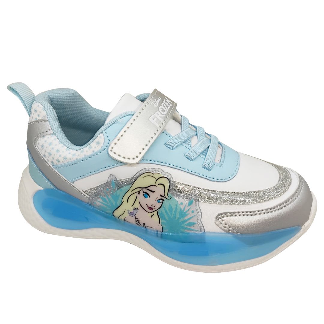 Zapatillas Niña Frozen Elsa Celeste2