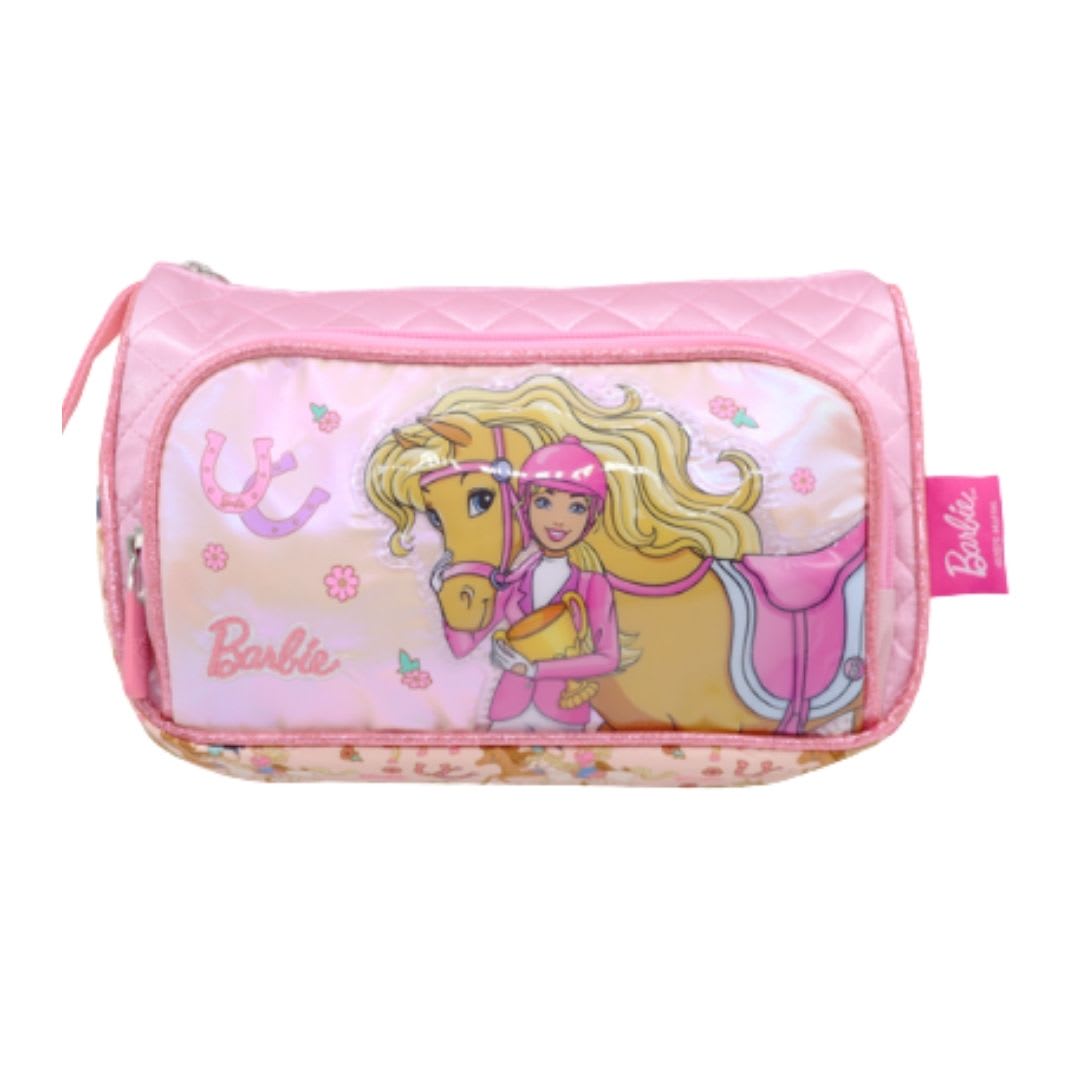 Mochila Oficio + Lonchera + Cartuchera Barbie Jinete4